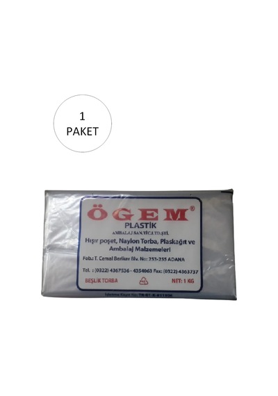 Bakkaliye Naylon Torba Beşlik 30x52 Cm 1 Kg 1 Paket Takriben 105 Adet