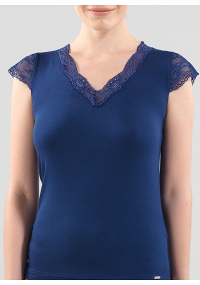 Blackspade Kadın T-Shirt 1348 - Lacivert