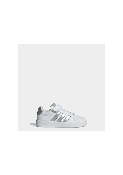 Adidas Grand Court 3.0 El C Unisex Çocuk Sneaker Jp9368 Beyaz / Gümüş Met. / Gümüş Met