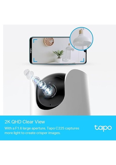 Tp-link Tapo C225, 2k Qhd Wi-fi Güvenlik Kamerası, Yapay Zeka Des