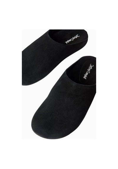 Camp Jeffrey Campbell Kadın Süet Slip-on Sabo Terlik, Rahat Günlük Ve Şık Tasarım Siyah