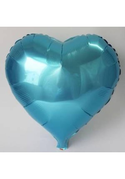 Kalp Mavi 18 İnç Folyo Balon