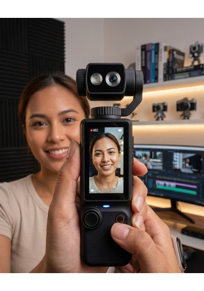 Kompakt 4k Vlog Kamera 2.0 Ips Ekran Otomatik Konsantrasyonlama Ve Stereo Ses Kayıtlı Diğer
