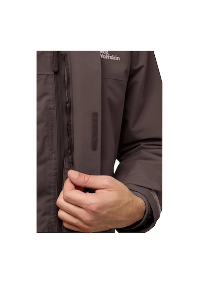 Jack Wolfskin Jack Wolfskın Altenberg 3ın1 Jkt M Erkek Peat Outdoor Ceketi A61864-d0108 Kahverengi
