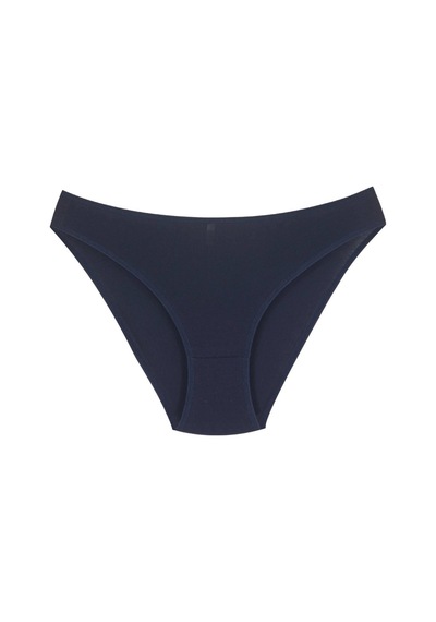 18001-1 Kadın 7'li Flowers Bikini Külot Paketi V6-lacivert Mix Çok Renkli