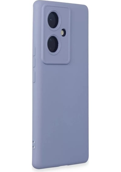 Newface Vivo V29 Lite Kılıf Nano İçi Kadife Silikon - Lila
