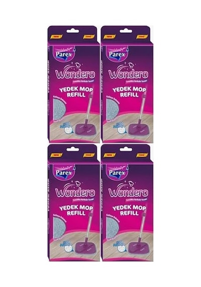 Wondero Yedek Paspas Mop Refill 4 Lü Set