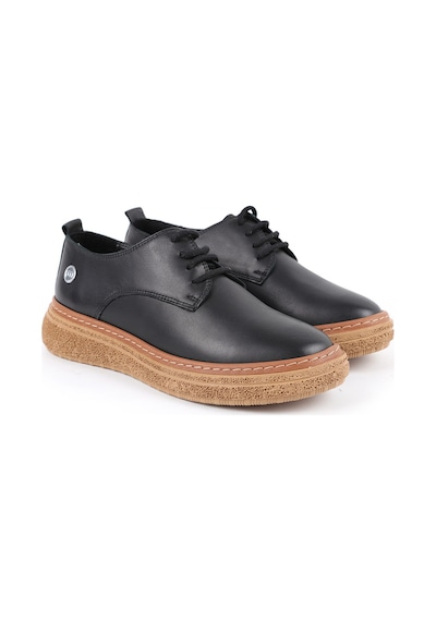 Mamma Mia Kadın Günlük Ayakkabı Hakiki Deri Bağcıklı Kalın Platform Taban Oxford Sneaker 26y-7560 Siyah Mamma Mia Kadın Günlük Ayakkabı Hakiki Deri Bağcıklı Kalın Platform Taban Oxford Sneaker 26y-7560 Siyah