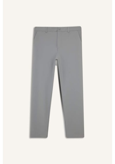 Defacto Defactofit Standart Fit Standart Paça Dokuma Sporcu Pantolon F2309ax25wngr454 Gri-gr454