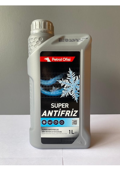 Petrol Ofisi Yeşil Renkli Süper Antifriz 1 Litre 09/2025 Üretim Mavi Yerine Geçer. Mavi - Yeşil