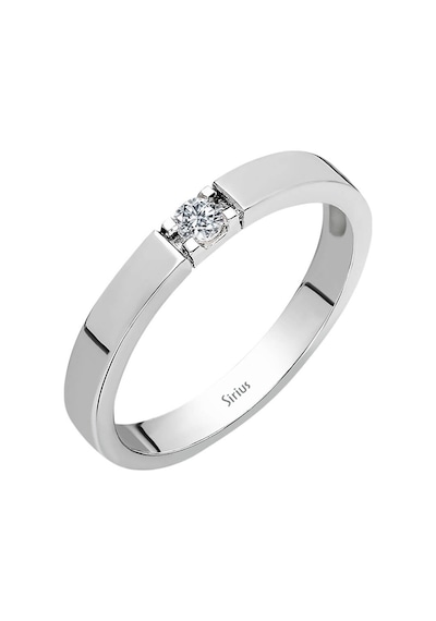 Sirius F Renk 0,08 Karat Pırlanta Tektaş Yüzük 0802R0020