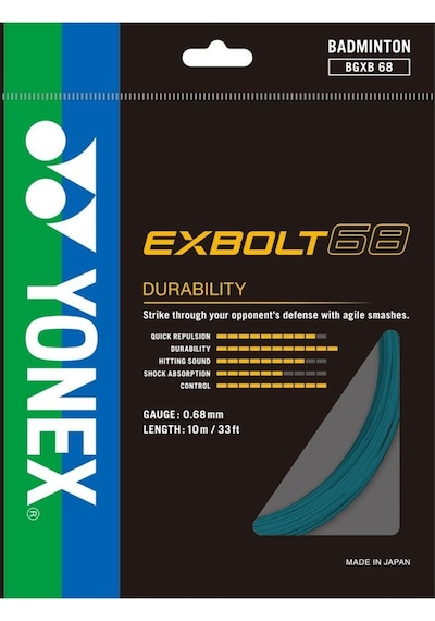 Yonex Exbolt 68 Badminton Kordajı 0.68 Mm / 10 M - Turkuaz