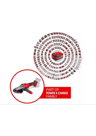 Einhell TP-AG 18/125 F Li BL - Solo Akülü Avuç Taşlama (Akü ve Şarj Hariç) - 4431175