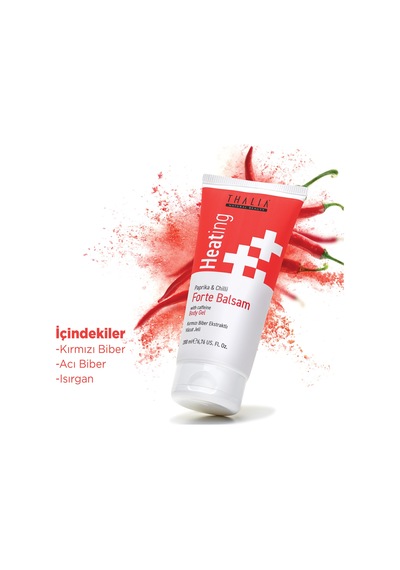 Thalia Sıkılaştırıcı Etkili Kırmızı Biber ve Acı Biber Özlü Masaj Jeli 200 ML
