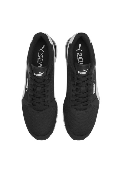 Puma St Runner V3 Mesh Erkek Siyah Spor Ayakkabı 38464001 Siyah Beyaz Siyah - Beyaz
