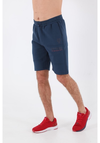 Maraton Sportswear Regular Erkek Sisli Mavi Şort 20549-sisli Mavi Açık Mavi