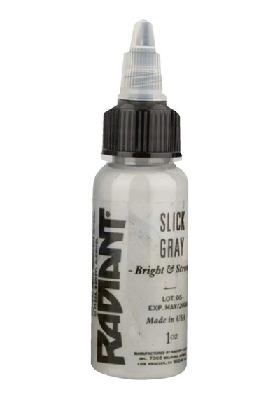 Slick Gray - Radiant Tattoo Dövme Boyası - 1oz/30ml