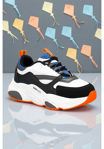 Dark Seer Kids Ds K 1838 Sneaker 2025 Kız Çocuk Beyaz-mavi