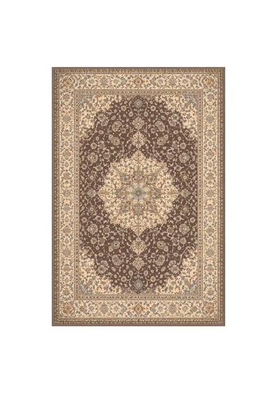 Kartela Halı Aro Halı Jüt Taban Dokuma Halı Kahverengi - 60 X 90 Cm