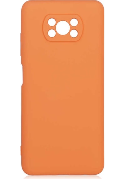 Kilifone - Xiaomi Uyumlu Poco X3 / Poco X3 Nfc / Poco X3 Pro - Kılıf İçi Kadife Koruyucu Mara Lansman Kapak - Turuncu