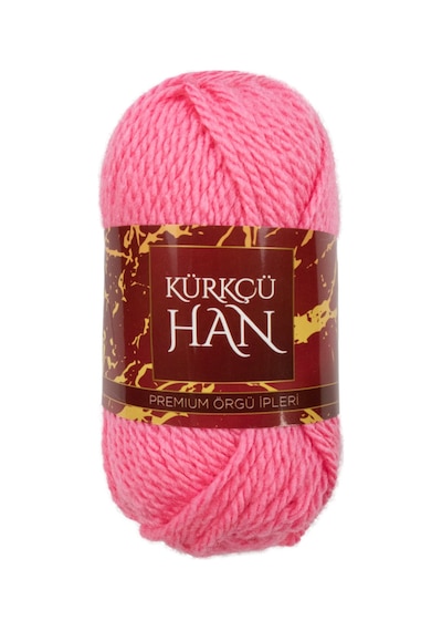 Kürkçü Han Boni %100 Akrilik Örgü İpi 35g 59m 4 Lü Paket Kiraz Pe