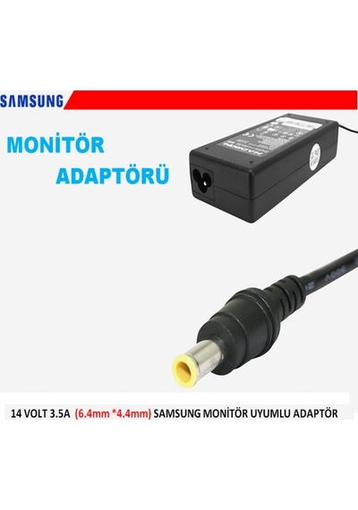 Hadron Hd8834 Samsung Uyumlu 14V 3.5A Monitör 6.4Mm 4.4Mm