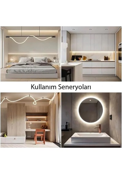 Powermaster Pm-26417 Animasyonlu Bluetooth Neon Rgb Kumaş Örgülü Hortum Led 5 Metre 201 Modlu