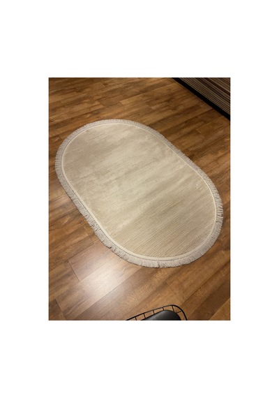 Daphne 02900a Bej Oval Halı Çok Renkli