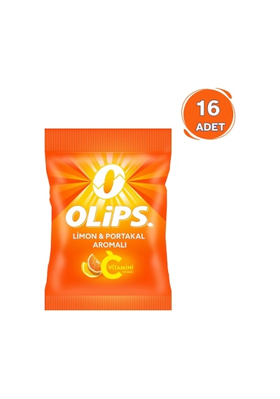 Kent Olips Limon & Portakal Aromalı Bonbon Şekerleme 16 x 76 G