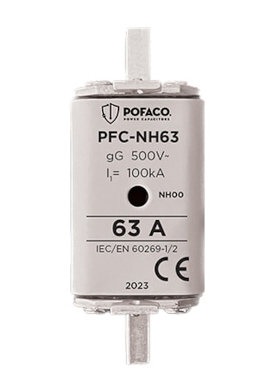 Pofaco Pfc-nh63 63a Nh 00 Boy Bıçaklı Sigorta