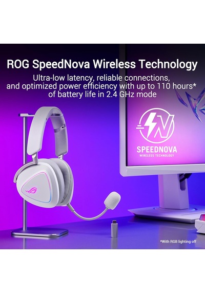 Asus Rog Delta Ii Kablosuz Oyun Kulakliği 50mm Ti Tanyum Sürücül
