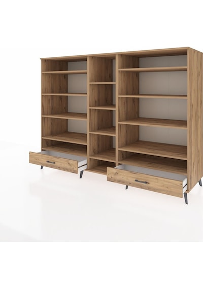Kronos Dolap 14 Raflı 2 Çekmeceli 220x59x163 Çam-çam Çam-çam Kronos Dolap 14 Raflı 2 Çekmeceli 220x59x163 Çam-çam Çam-çam