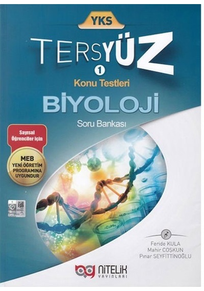Yks Biyoloji Tersyüz Soru Bankası Nitelik Yayınları