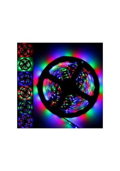5 Mt 20 Fonksiyonlu Uzaktan Kumandalı Rgb Gaming Led Şerit Işık Görseldeki Renk