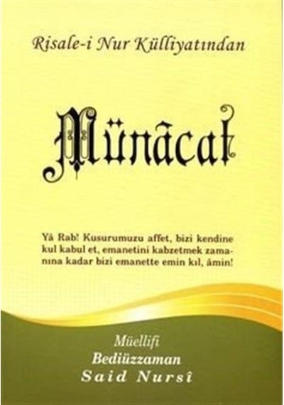 Münacat Risalesi, Risalei Nur Külliyatından Büyük Boy, Kod:35...