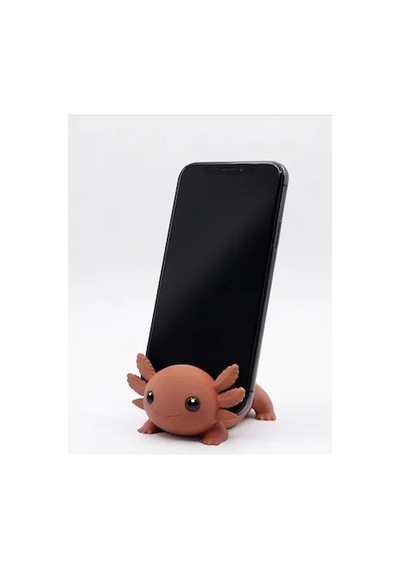 Axolotl Telefon Tutucusu - Sevimli 3d Baskı Figür 34910284