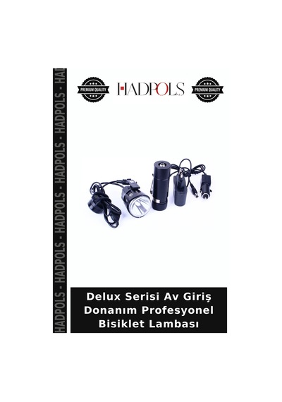 Delux Serisi Av Giriş Donanım Profesyonel Bisiklet Lambası Beyaz