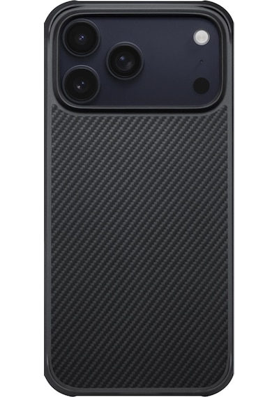 Apple Uyumlu iPhone 17 Pro Max Kılıf M-safe Pitaka Aramid Pro Guard Serisi Black-gray Kapak Siyah-gri Siyah - Gri