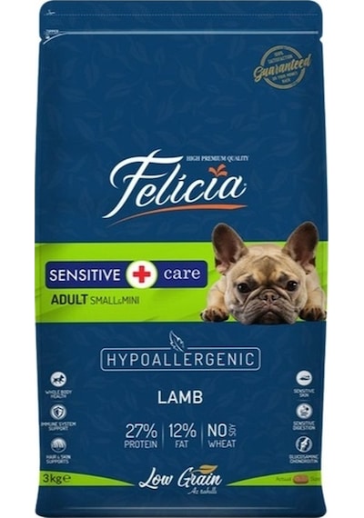 Az Tahıllı Yetişkin Kuzulu Small Mini Hypoallergenic Köpek Maması 3 Kg