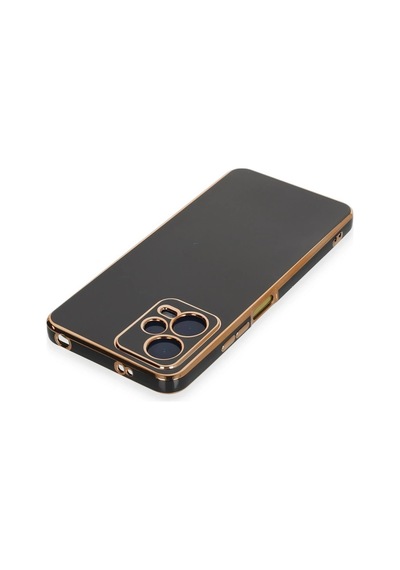 Gld-spt- Newface Xiaomi Redmi Note 12 Pro 5g Kılıf Volet Silikon - Siyah
