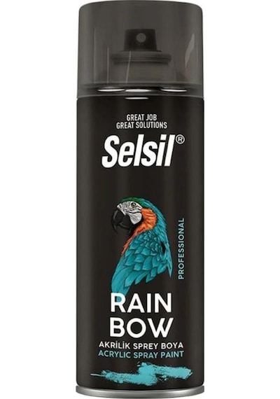 Selsil Rainbow Parlak Beyaz Sprey Boya 400 Ml Ral 9010