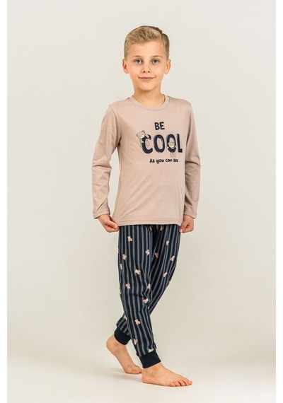 Rolypoly Erkek Çocuk Be Cool Sarı Uzun Kol Pijama Takım Rp3870-c-v2 Rp3870-c-v2