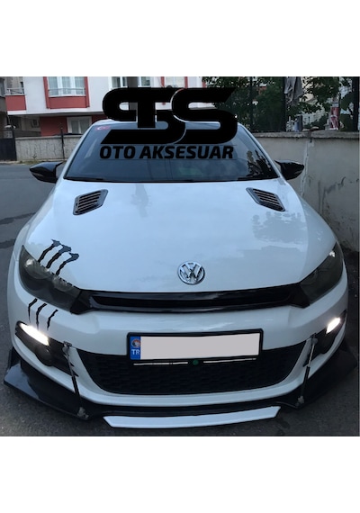 Volkswagen Scirocco Uyumlu Piano Black Kaput Üstü Havalandırma Izgarası