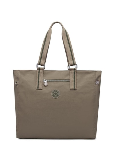 Smart Bags Büyük Boy Omuz Kadın Çantası Krinkıl Kumaş 35884 Kahverengi