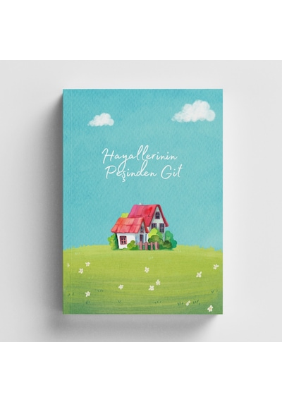 Hayallerinin Peşinden Git Noktalı Defter Çok Renkli