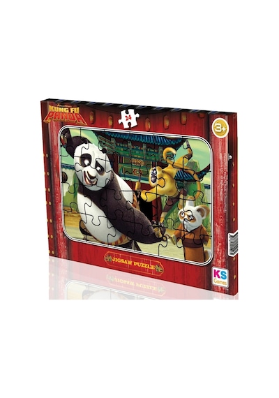 Ks Games Kung Fu Panda Frame Puzzle - 24 Parça - Erkek Çocuk - 3 Yaş Üzeri - Kp704