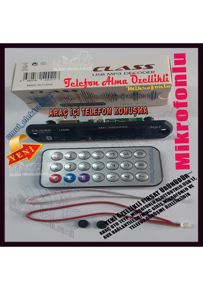 Renault Megane 2 Bluetoothlu Oto Teyp Usb-sd-aux-mp3 Çevirici N11.368