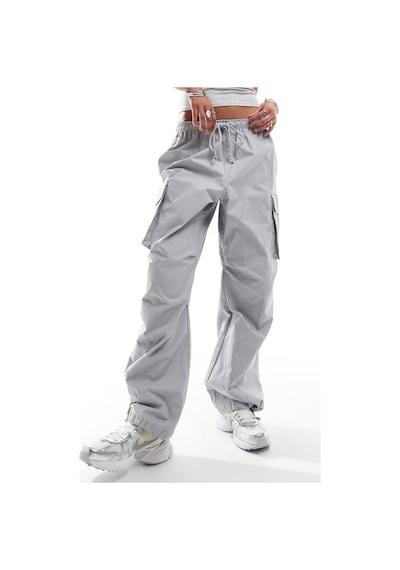 Nike Sportswear Oversized Cargo Dans Pant Kadın Oversize Kargo Cepli Dokuma Eşofman Altı Gri Gri