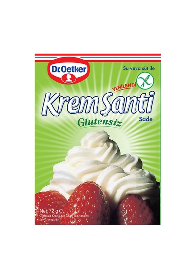 X 8 Paket Glutensiz Krem Şanti 72gr - 706897997