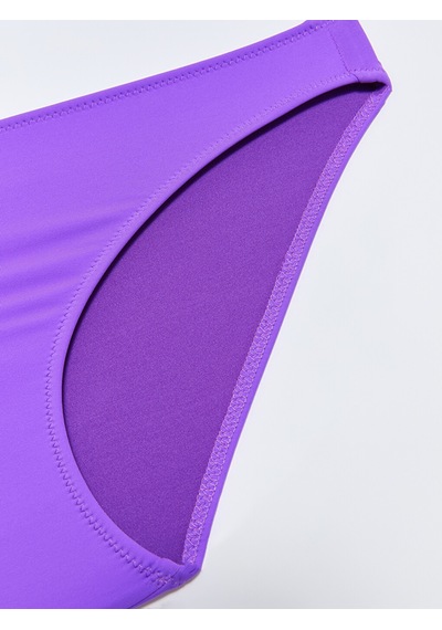 Lcw Dream Mor Düz Raşel Kumaş Kadın Bikini Alt